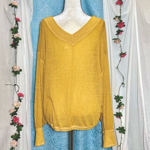 Free People We The Free South Side Thermal Top - Picture 7 of 8